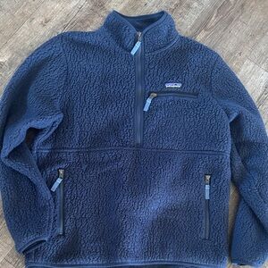 Patagonia Navy Fleece Pullover
